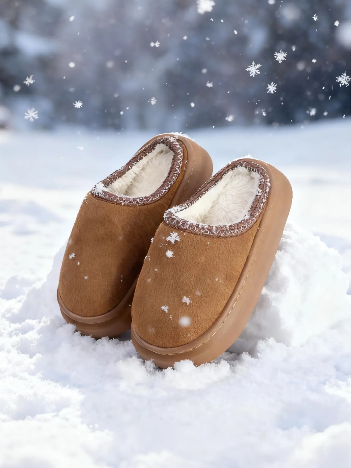 Slippers, Durable Comfort Design, Perfect for Daily Wear, Soft Material All-Day Comfort, Indoor/outdoor Warm Cotton Slippers, Fluffy Home Slippers, Cozy Bedroom Slippers, Slipper Shoes, Footwear