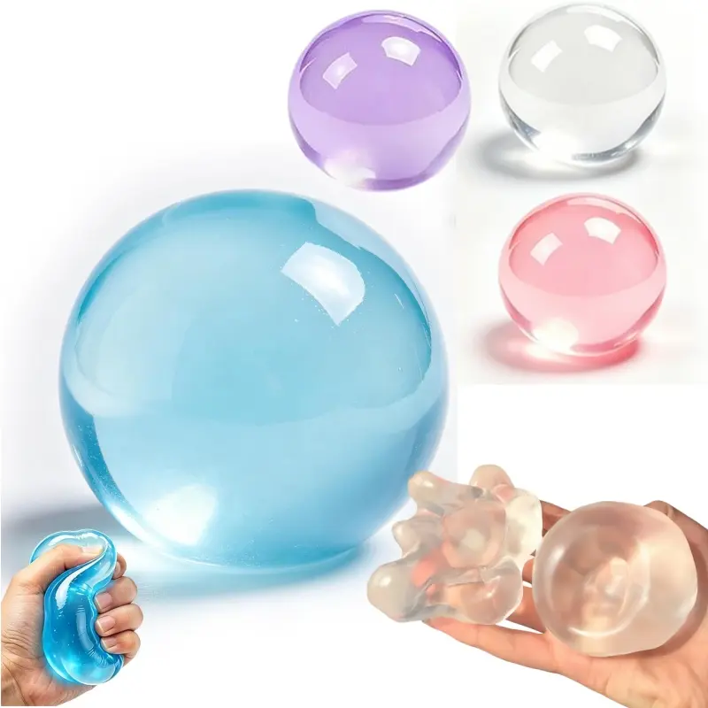 6cm Stress Relief Coconut Oil Squishy Fidget Toy Soft Coconut Oil Stress Ball No Rebound High-value Appearance Reusable Coconut Oil Squeeze Ball Adhd Desk Decor | Ultra-Soft Hand Feel keychain-MM