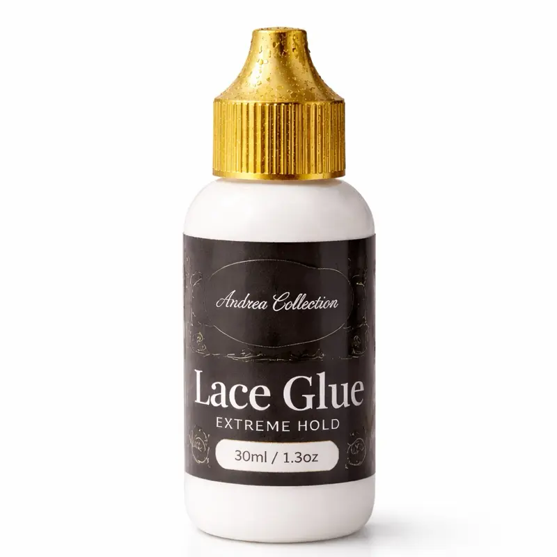 Andrea Collection Lace Glue Extreme Hold 30ml Sweat-Proof & Humidity Resistant for Lace Wigs & Frontals Natural Finish
