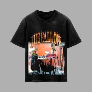 J. Cole - The Fall-Off Album Cover Graphic High-quality, Soft Washed Cotton T-Shirt, Disc 29, Disc 39 Hip-Hop Shirt, The Fall-Off Album Jermaine Lamarr Cole Fan Graphic Tee, Dreamville Cole World Music Fan Merch Shirt