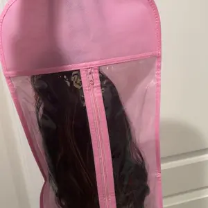 Wig Storage Bag, 5pcs/set Zipper Transparent Dustproof Design Durable Cover Wig Storage Bag, Hair Extension Hanger, Wig Tool, Wigs Accessories for Salon & Home Use, Household Dust Cover