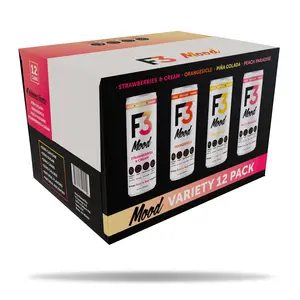 F3 Mood Variety - 12 Pack Functional Beverages