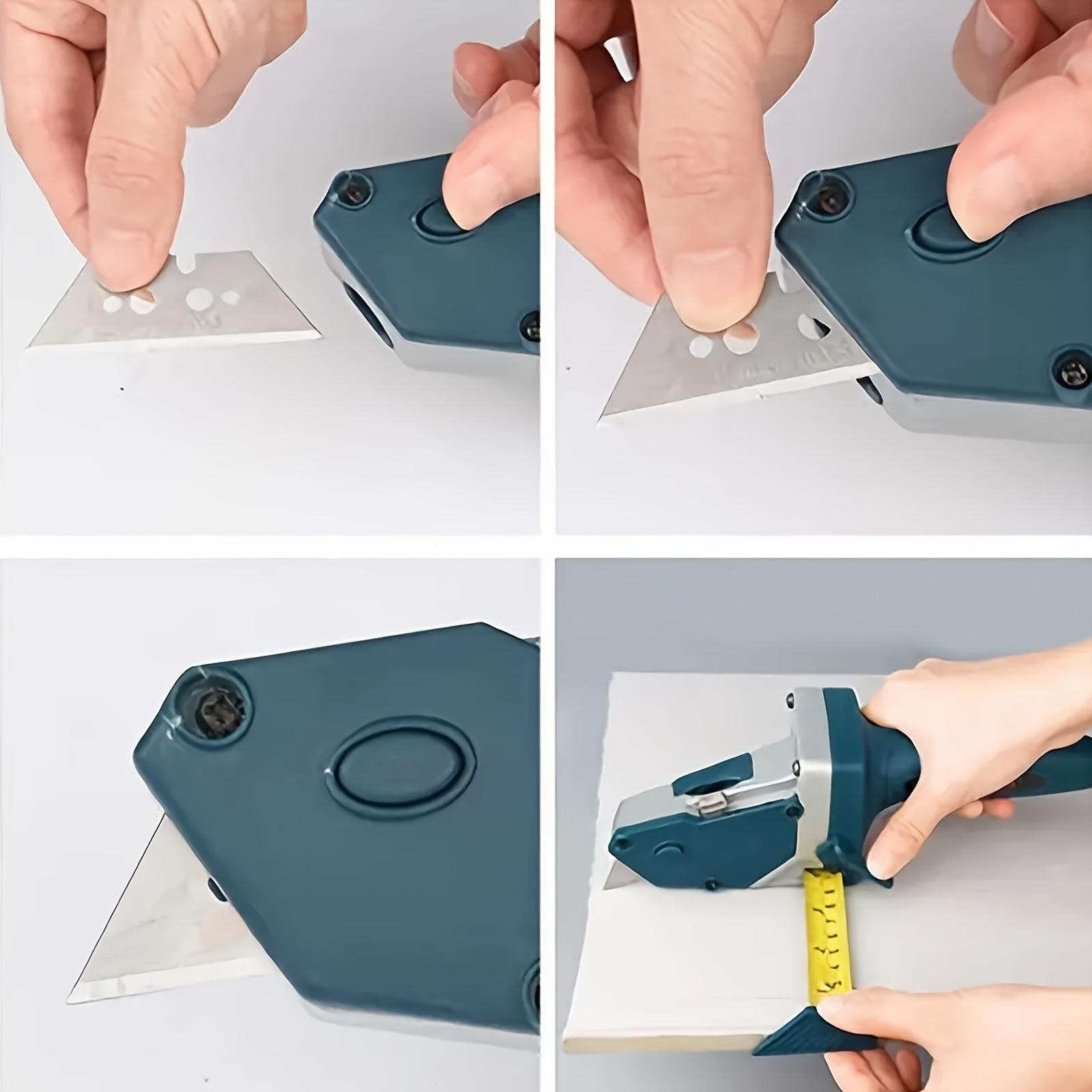 Dealsforyoudays Wood/Plaster Hand Cutter - Compact Drywall Work Tool with Clean Chip-Free Precise Cuts, Anti-Slip Grip, Labor-Saving Operation, Precise Positioning, Portable Design for Home DIY Projects, Cutter + Blade