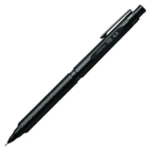 Pentel Orenz Nero Mechanical Drafting Pencil, Automatic Lead Advance, Black Barrel 