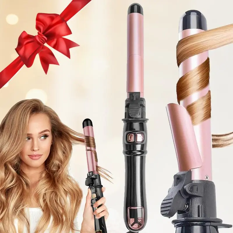 Automatic Rotating Hair Curler, 1 Count Professional Fast Heating Hair Curler, Hair Styling Tool for Women & Girls, Portable Hair Straightener, Heated Curler, Hair Curling Iron