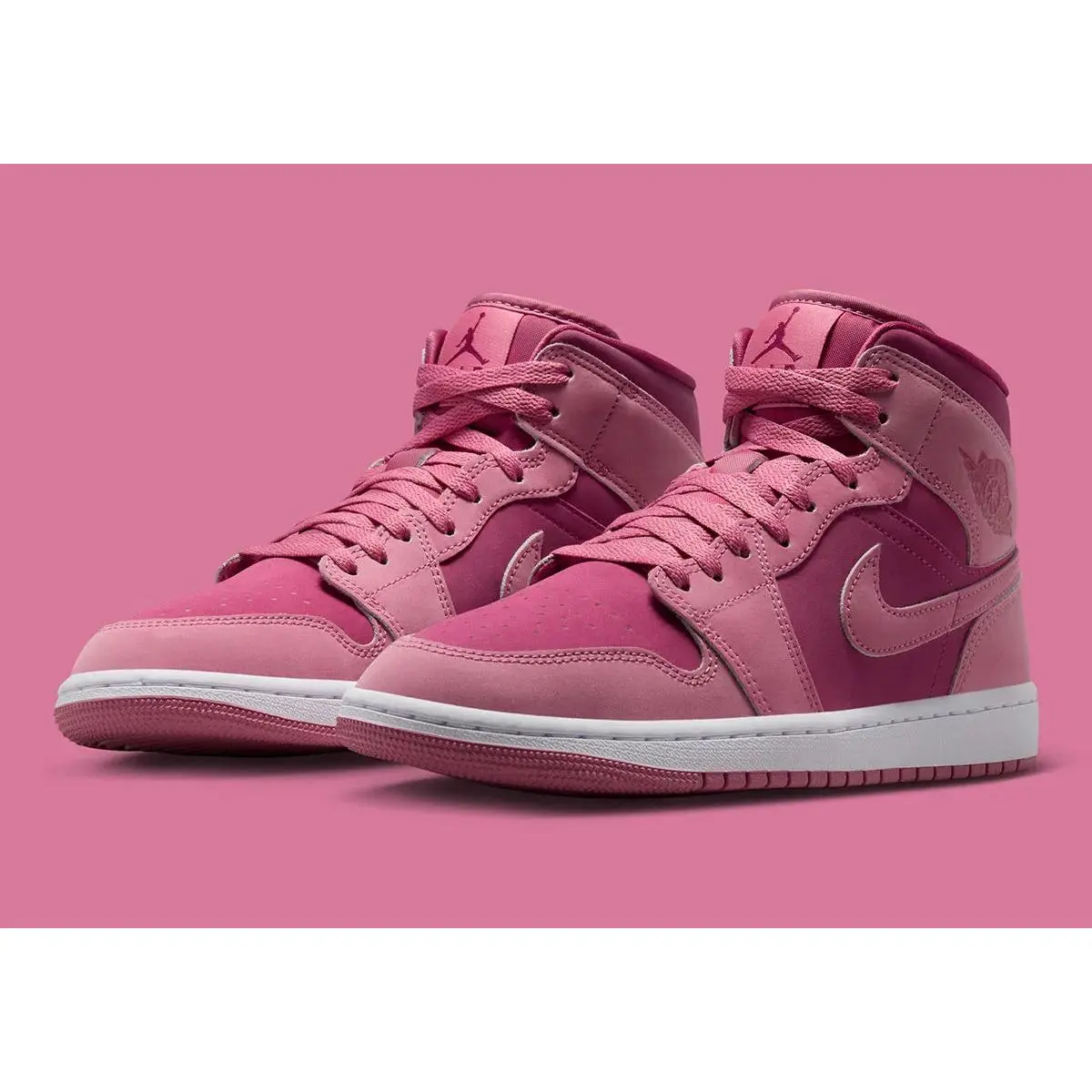 Women's Air Jordan 1 "Desert Berry" Pink BQ6472-603 Fashion Athletic Sneaker Summer Shoes New