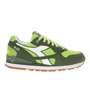 diadora Mens N.92 Lace Up Dd Comfort Sneakers Shoes Casual - Green diadora Mens N.92 Lace Up Dd Comfort Sneakers Shoes Casual - Green