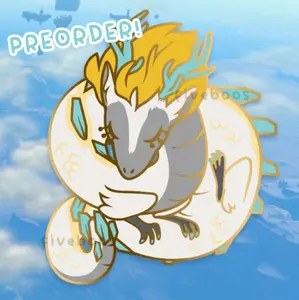 [CLEARANCE] TOTK Light Dragon Pin