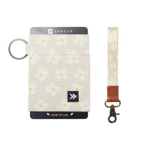 Thread Wrist Lanyard & Slim Elastic Wallet Bundle