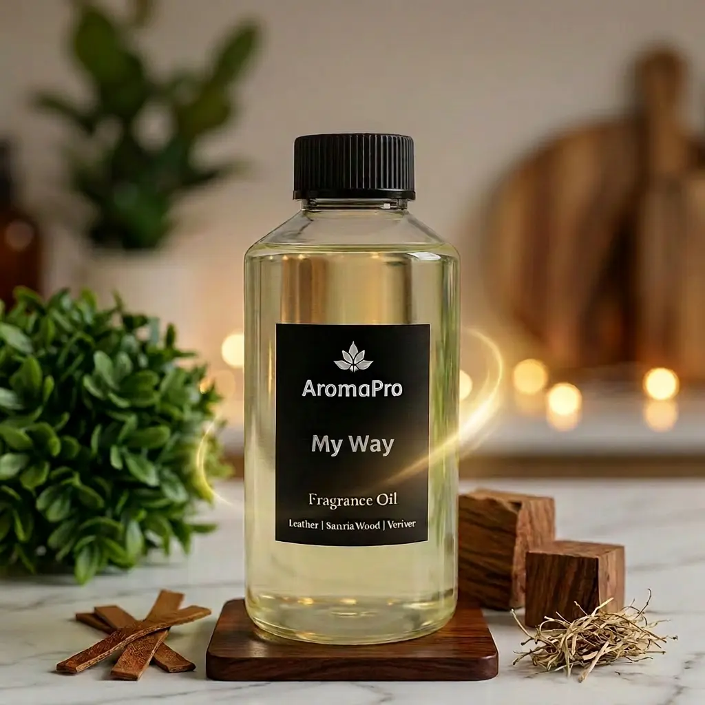 My Way to Love Scented Aromatic Vapor Scented Oil - Indoor Home Fragrance with Cardamom, Leather, Floral, Lemon, Woody Notes, Home Care Room Freshener, Aromatic Vapor Scented Oils