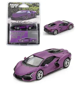 Mini GT Lamborghini Revuelto Viola 30th Matte 1:64 Scale Diecast Car MGT01121-2E