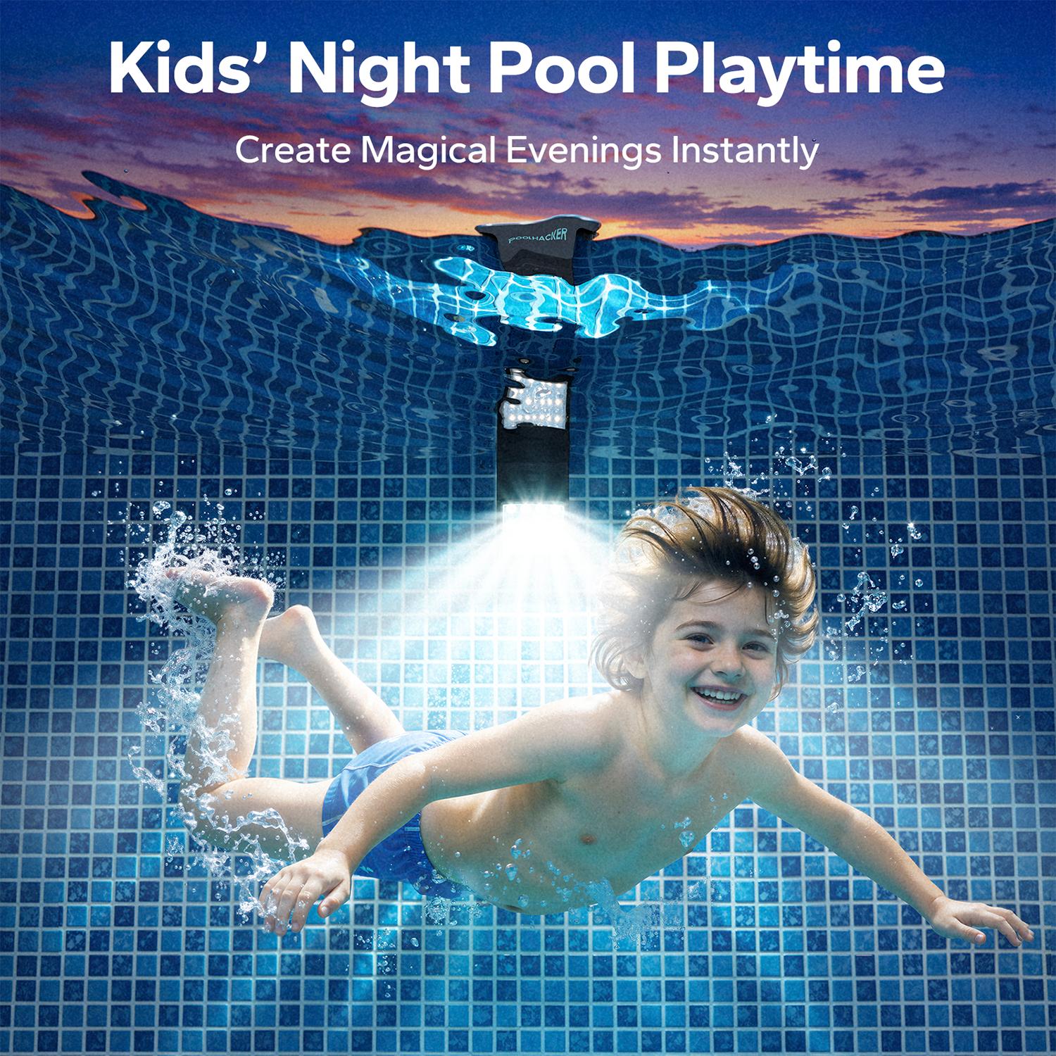 Poolhacker Poolside Solar light, for Inground & Above Ground Pool,Submersible Pool Lights with Remote, Waterproof Design (Black, 1 Pack)Decorative Lighting Poolhacker Poolside Solar light, for Inground & Above Ground Pool,Submersible Pool Lights with Remote, Waterproof Design (Black, 1 Pack)Decorative Lighting
