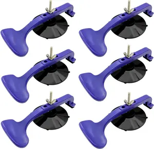 6PC Suction Cup Clamp Set, Class Clamps Kit for Car Convertible Glass Windshield Top Repair Gluing,Convertible Window Glass Repair Clamp,Convertible Top Suction Cup Clamps,With Sponge Pad