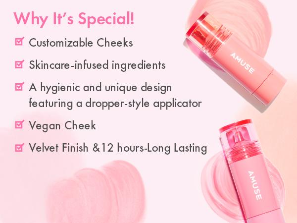 [EXCLUSIVE] CHEEK TOK TOK & Keyring SET | 8 Shades blush