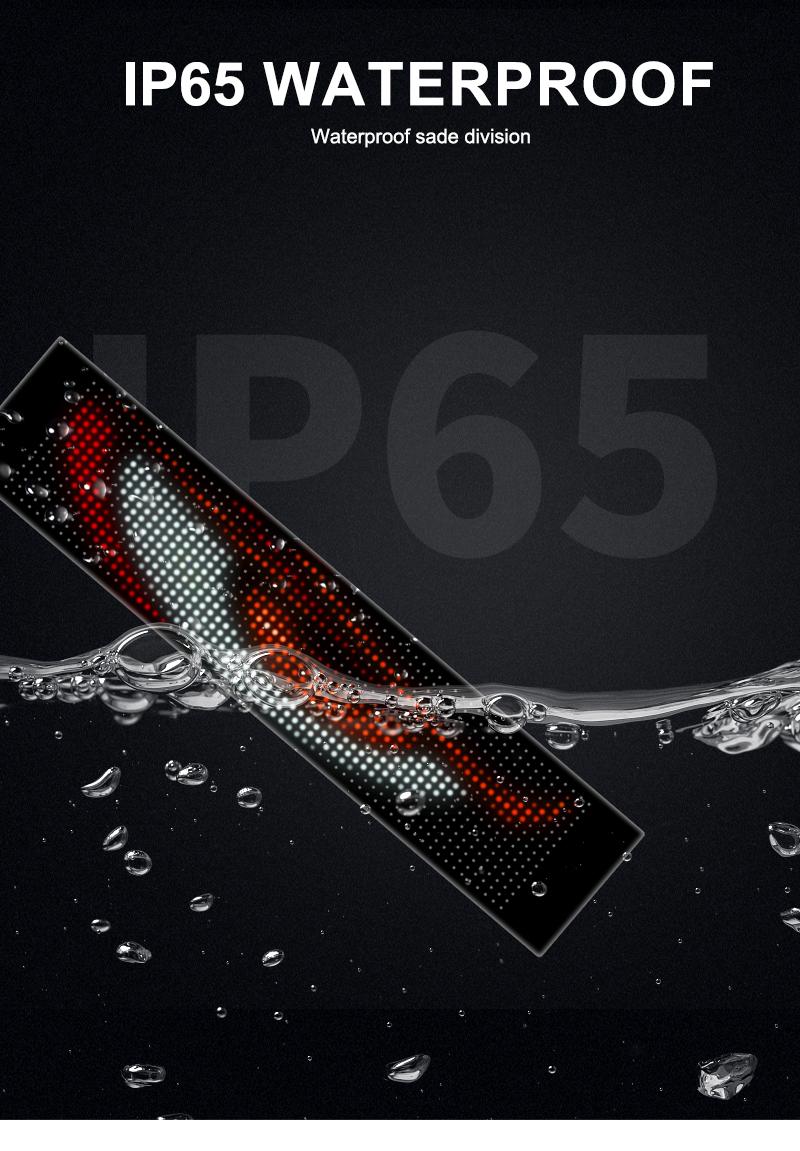 Programmable LED Devil's Eye Matrix Panel Lights - USB Powered, IP67 Waterproof, Remote & App Control, Scrolling Windshield Display for Vehicles, Holiday Gift, LED Lights, Car Ornament, Car Accessories, Auto Parts Accessories