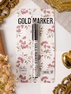 Gold paint pen Marker Chisel tip