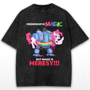 Warhammer 40k Magic Is Heresy T-Shirt | Vintage Mineral Wash Space Marine Dreadnought Tee | Funny Grimdark Gamer Merch Fan Gift Idea, Classic Cuts, Always On Point, Classic Fashion, Timeless Design for All