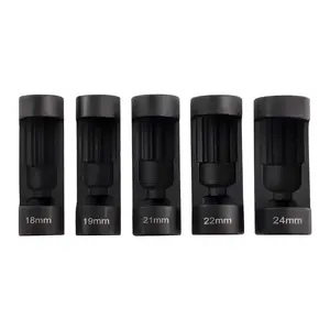 5pcs Strut Nut Socket 18mm 19mm 21mm 22mm 24mm 1/2 Drive Suspension Shock Tool