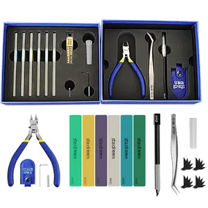 stedi Model Tools Kit for Beginners 14 PCS, Modeler Professional Basic Tools Craft Set Hobby Making Tools for Gundam, Miniature Military Model, 3D Resin Parts