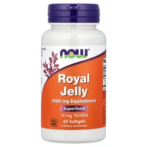 NOW Foods Royal Jelly, 60 Softgels (303 mg per Softgel)