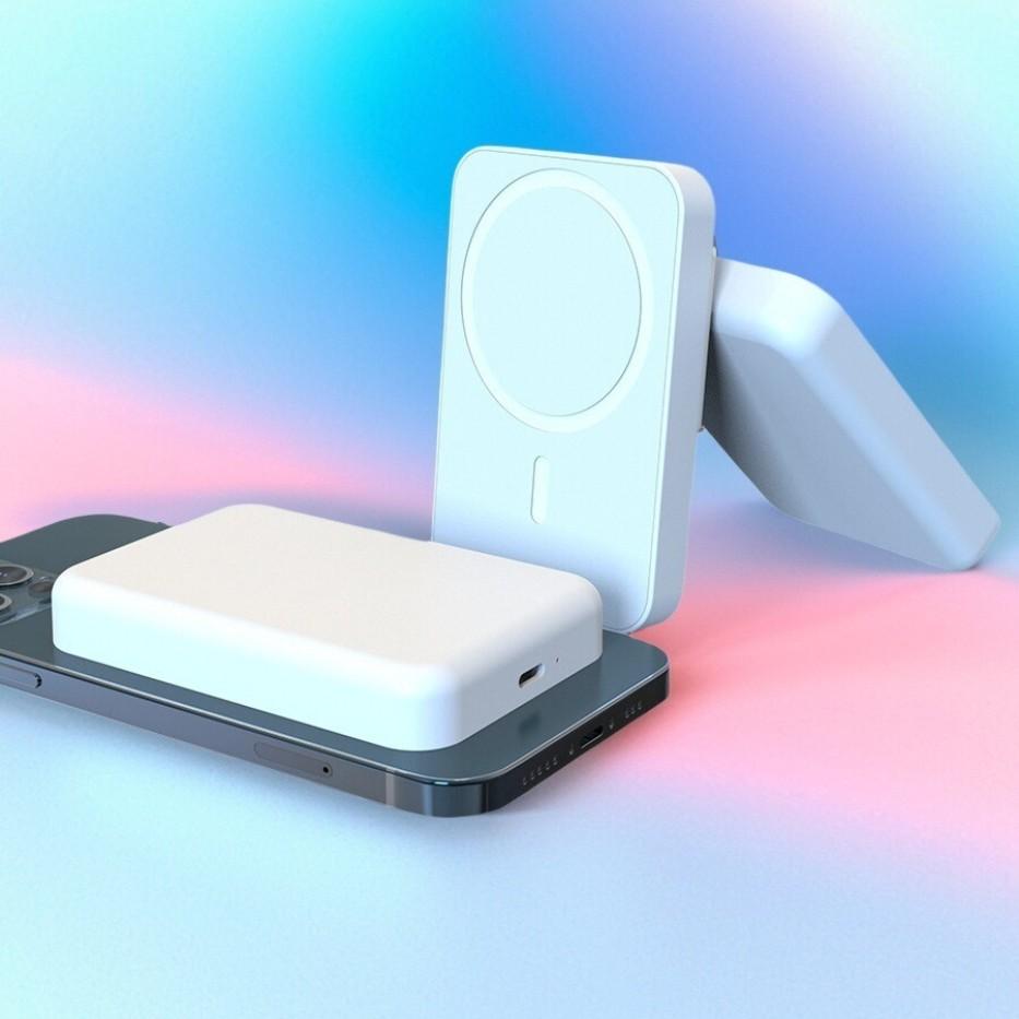 Still Ultra-Slim 10000mAh Magnetic Power Bank Wireless Portable Charger Fast Charging for iPhone 16/15/14/13/12/Plus/Pro Max Compact USB Type-C MagSafe Battery Pack Smartphone Chargeable