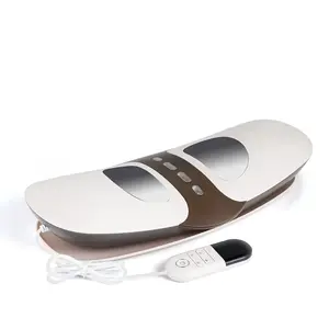 Low Frequency Lumbar Massager, Multifunctional Waist Stretching Back Traction Device, Waist Comfort Care, 12-Level Electrotherapy, 3-Level Vibration Massage and Thermal Therapy