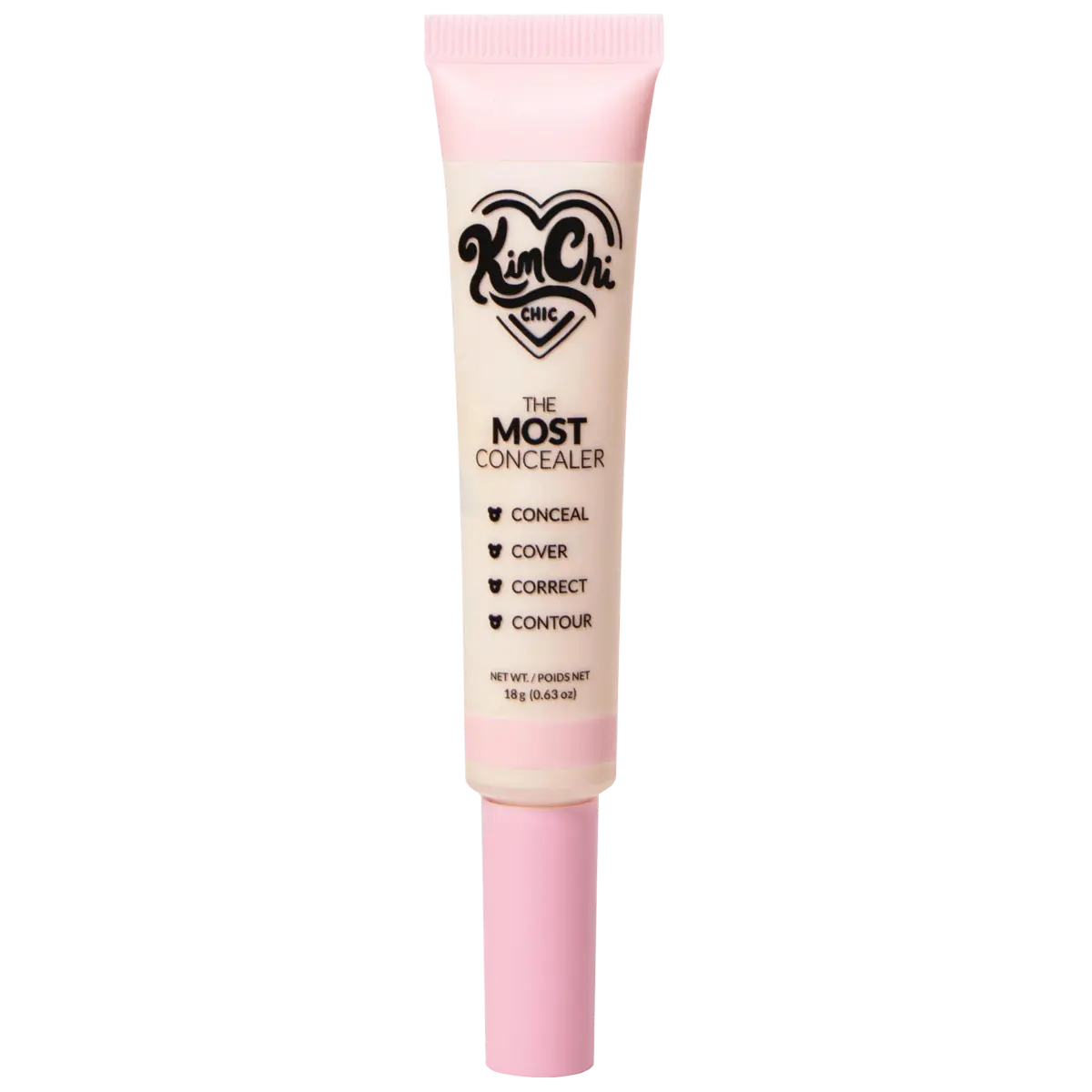 KimChi Chic The Most Concealer - Buildable Full-Coverage, Matte & Satin Hybrid Finish, 18g