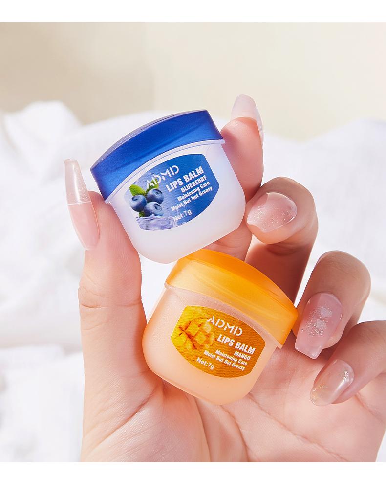 8pcs Fruit-Flavor Lip Balm Gift Set Natural Moisturizing Long-Lasting Hydration Assorted Fruit Scents