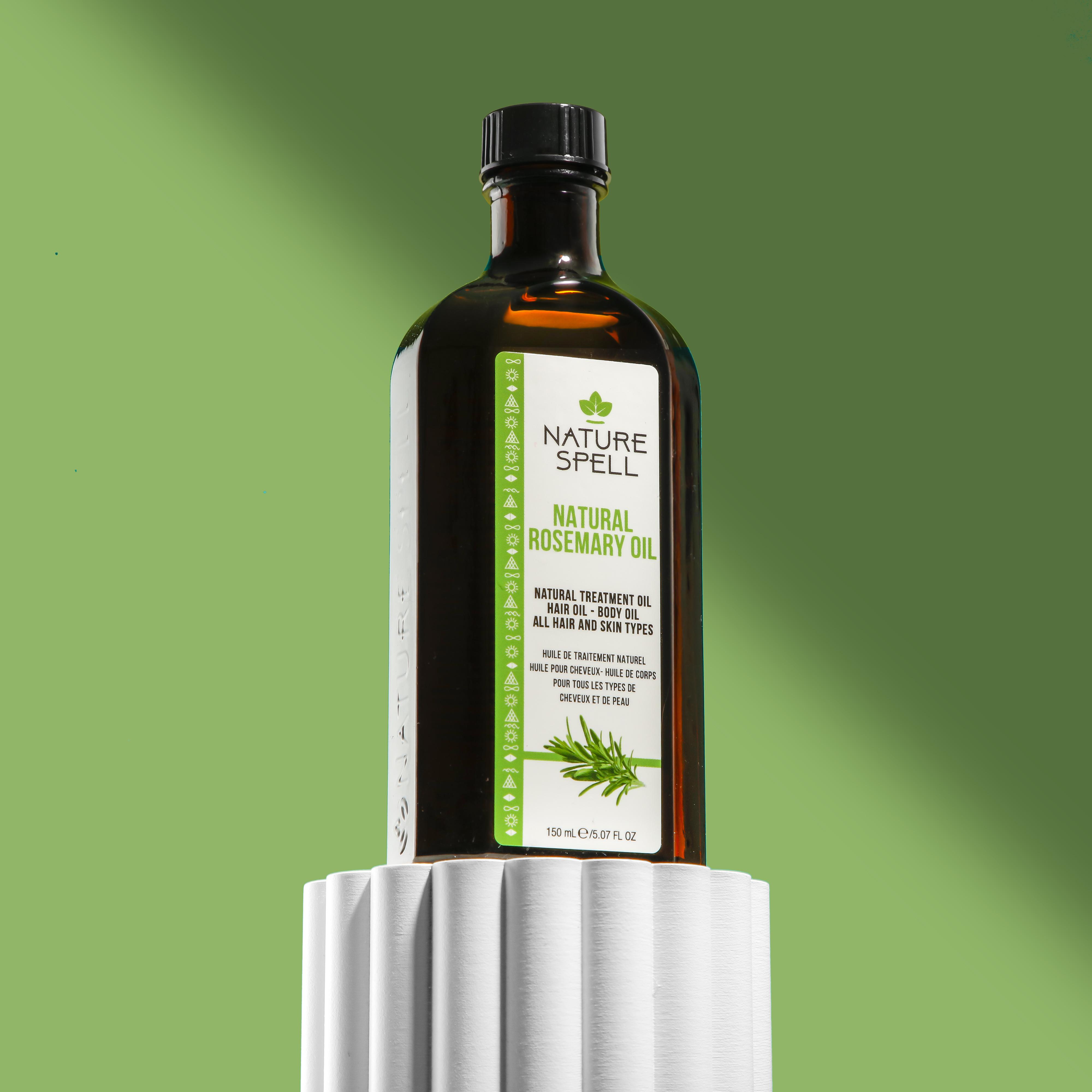 Nature Spell Rosemary Oil for Hair 5.07 Fl Oz - Pre-Diluted Hair Oil