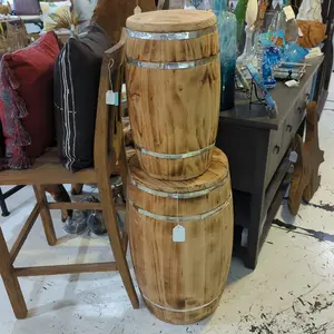 Barrel Side Table - Two Sizes