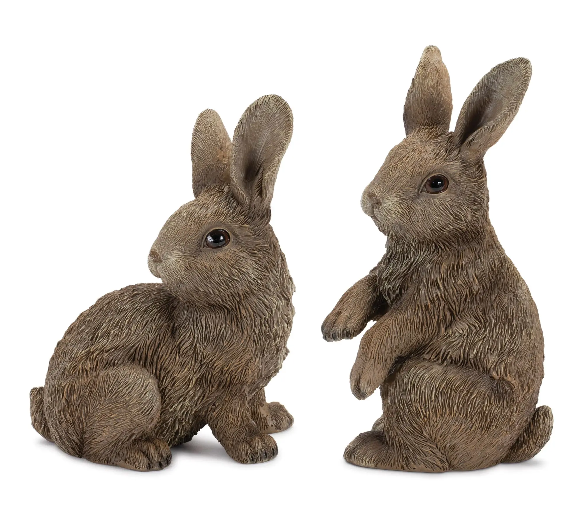 Melrose International Garden Bunny Rabbit Figurine (Set of 2)