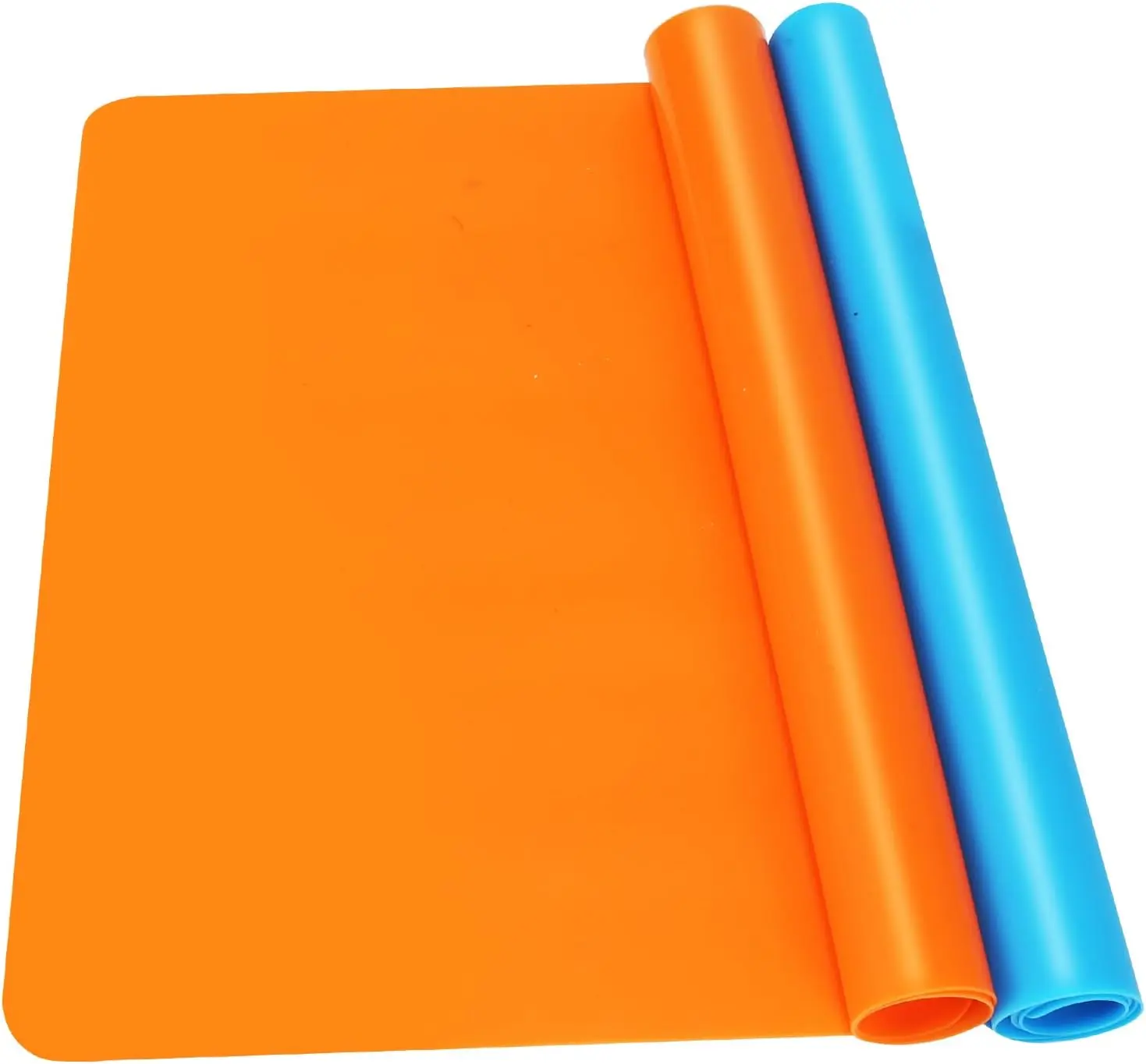 2-Pack Premium A3 Flexible Silicone Mats (15.7"x11.8") - Office Cutting Supplies, Coasters, Dish Mats, Trivets for Jewelry Making, Lightweight Nonstick Nonslip, Easy to Clean & Store, Pot Holders
