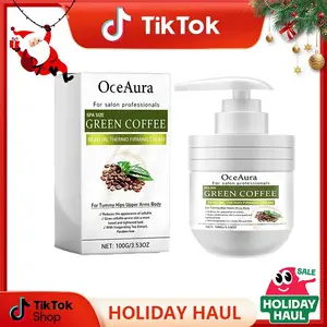 Green Coffee Bean Oil Thermo-Firming Body Lotion, enriched with caffeine and collagen, 100g