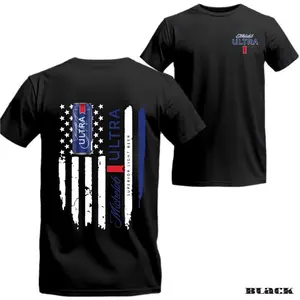 T-Shirt – Bold American Flag Design & Beer Can Graphic, Perfect for Beer Enthusiasts, Great for Casual Outings, Comfortable Fit & Stylish Look. Streetwear Menswear