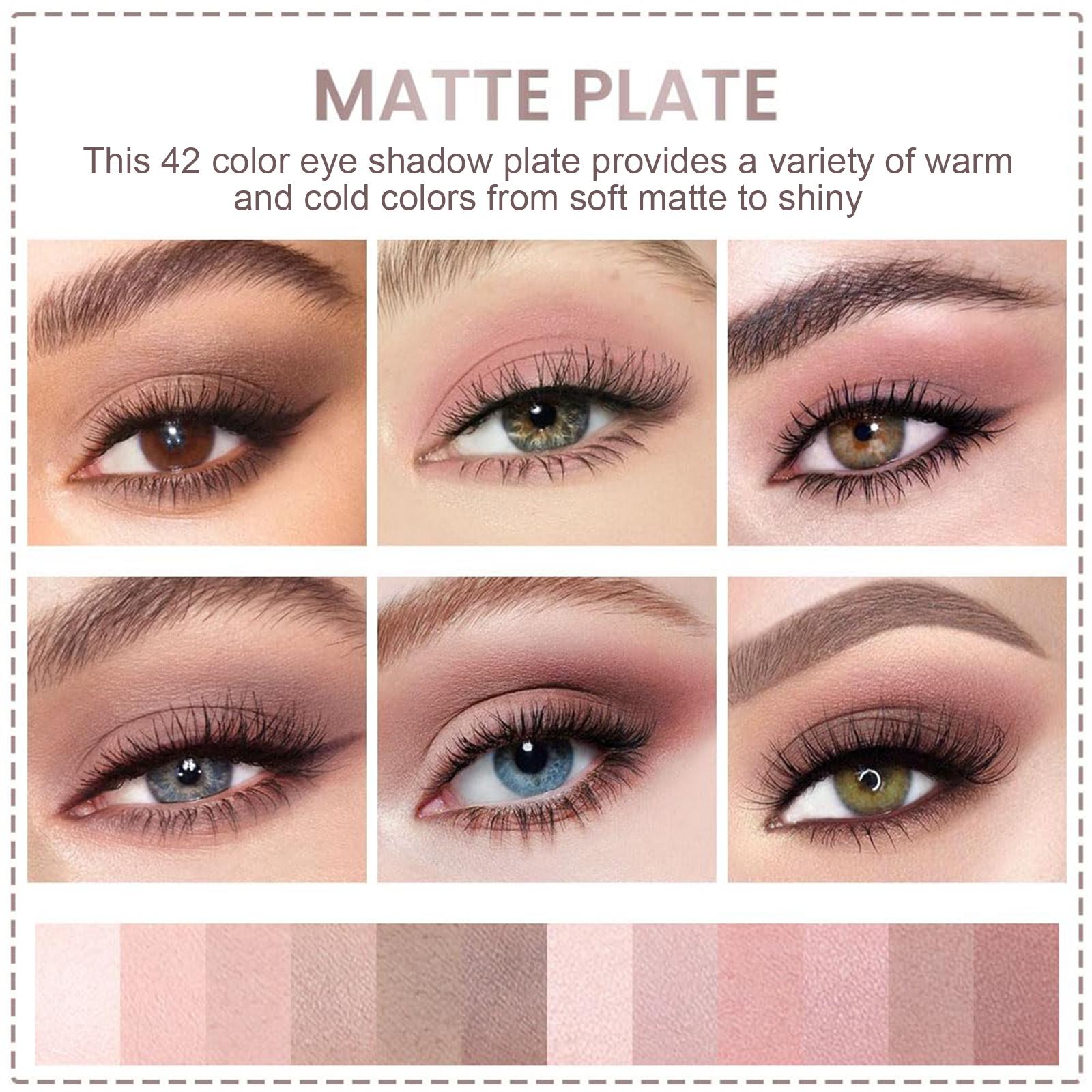 42-color Eyeshadow Palette, Matte And Glitter Eye Shadows Palette For Women & Girls, Eye Makeup Product, Glitter Shimmer Eyeshadow