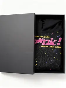 Web Print Tracksuit Set Hoodie and Sweatpants Casual Sportswear Streetwear Outfit