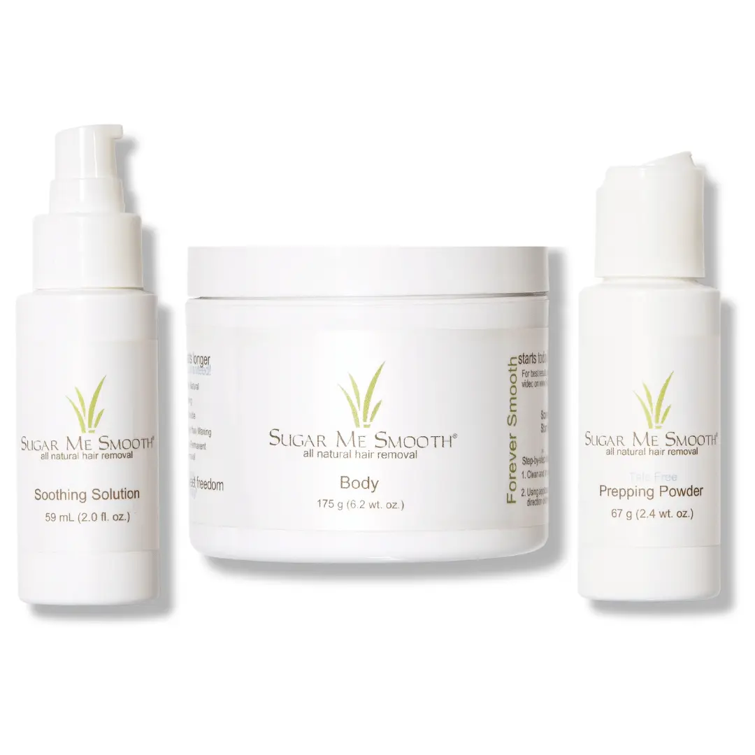 Body Hair Removal Kit - All Natural Sugar Wax