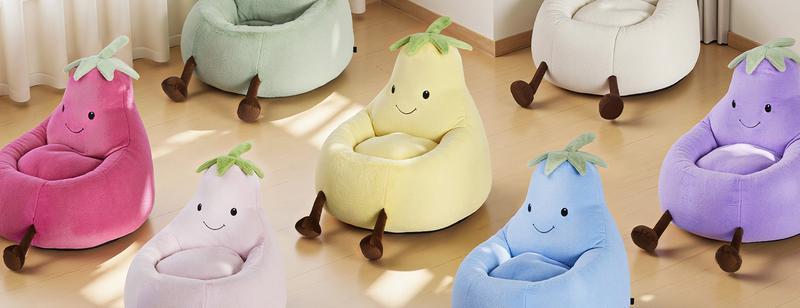 【NEW YEAR DEAL】31" 24'' Bean Bag Chair for Kids, Memory Foam Filled Bean Bag for Teens & Kids, Ultra Soft Fabric Bean Bag Chairs for Playroom, Living Room, Bedroom