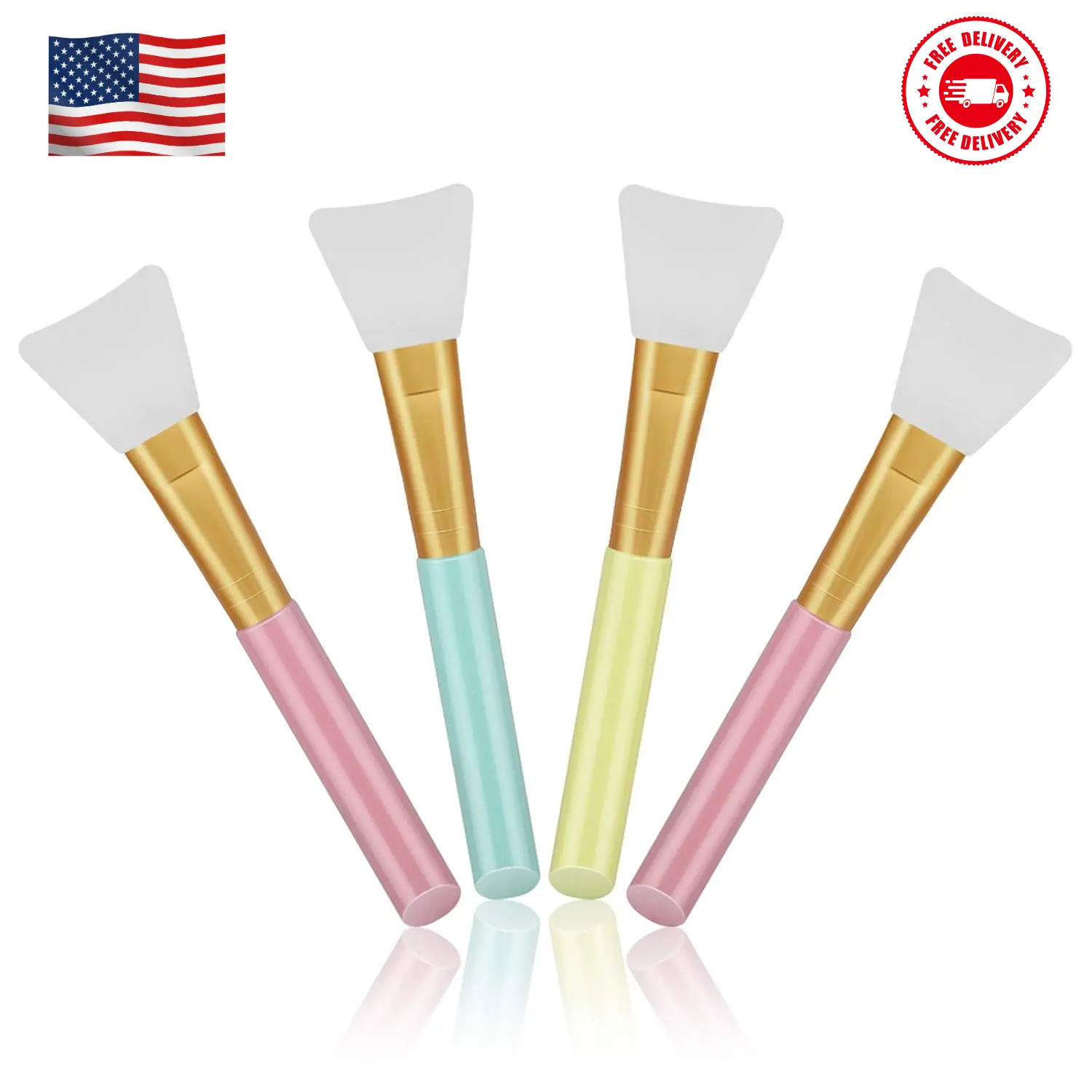 4pcs Silicone Face Mask Applicators