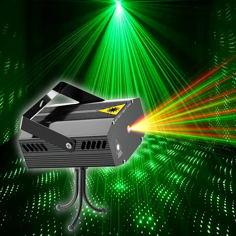 Party lights, disco lights, starry sky laser lights, USB cable DJ lights: strobe lights, stage lights, discotheque laser lights, sound-controlled multi-mode party, bar, birthday, wedding, festival, Christmas, Easter