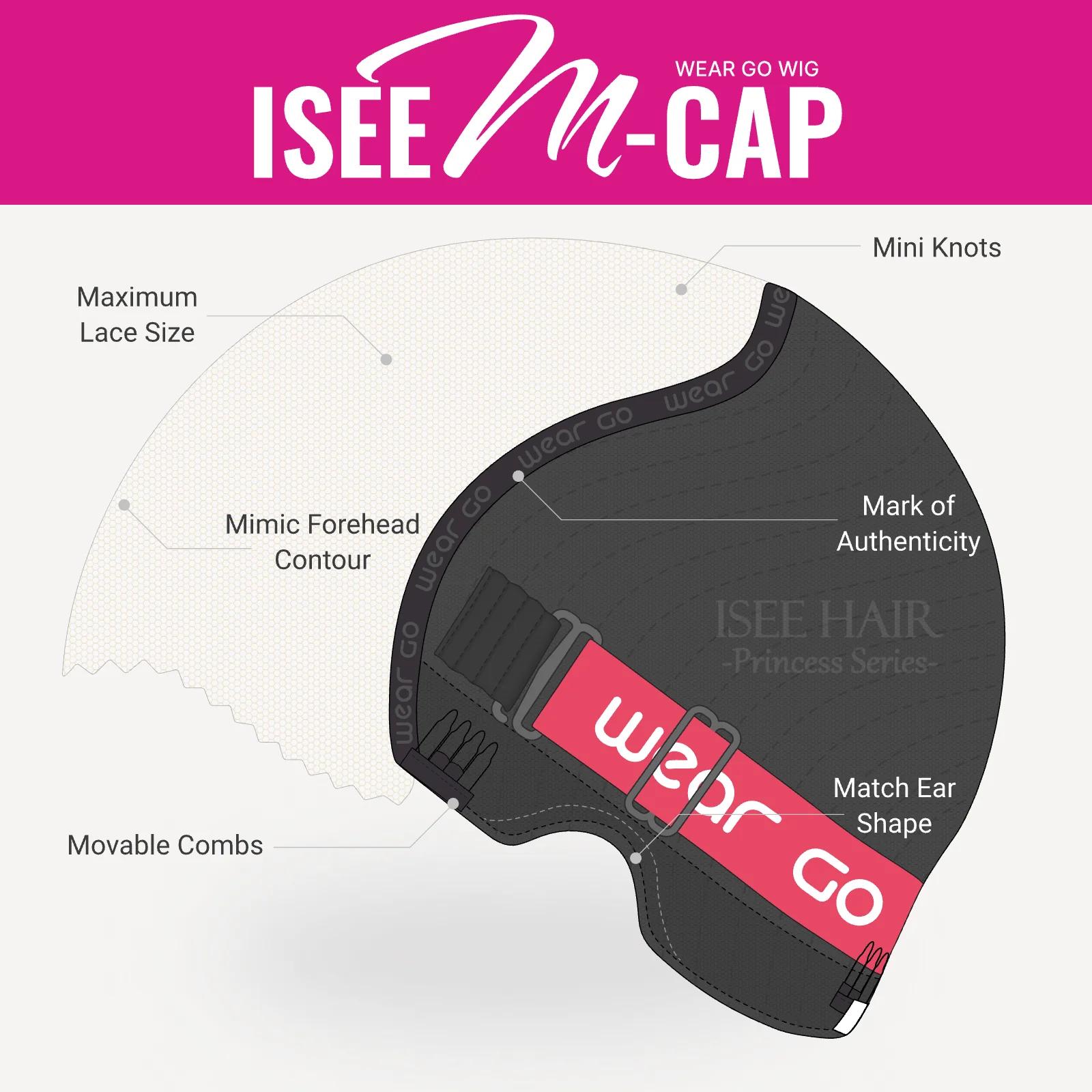 ISEE HAIR 250% Density Side Part Wear Go M-Cap 9x6 Body Wave Blow Out LayerCut Tiny Knots Prebleached Wig Unisex Adjustable Elastic Band #SpringStatements