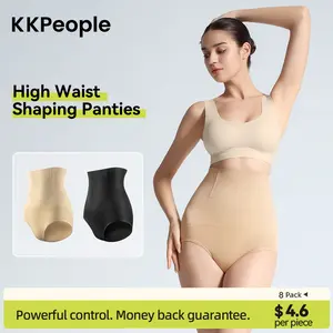 KKpeople Women's High-Waist Panties,4/6/8 Pack All Season Comfy Daily Wear,Ultra Soft Comfort Fit Briefs - Womenswear
