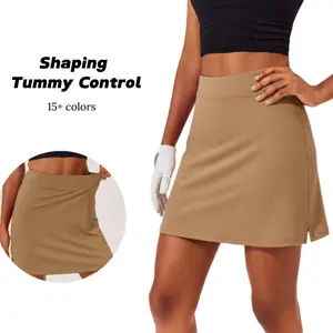 High Waisted Tummy Control Women's Golf Skorts with Inner Pockets Silicone Grippers Tennis Skirt Quick Dry Athletic Pickleball Skort 2026 Spring outdoor ootd fashion gift for you