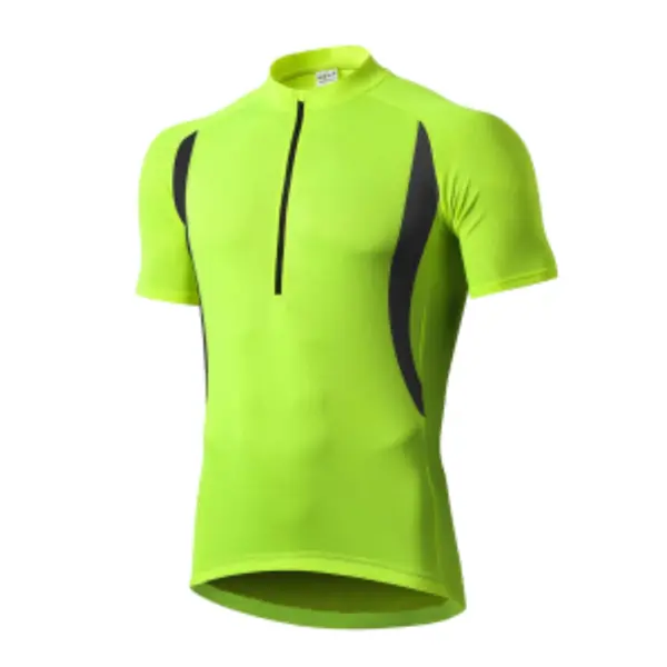 Men's Long-Sleeve Cycling Jersey - Stylish Twill Top with Graphic Print, Moisture-Wicking, Quick-Drying Cycle Gear, Skin Tight, Male Fit Sportswear Outfit, Sports Wear