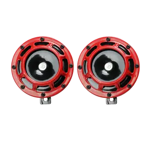 Super Loud Air Horn 2pcs 12v 115DB Super Loud Compact Electric Blast Tone Car Air Horn Kit for Motorcycle and Car 335HZ/400HZ Train Horns Kit