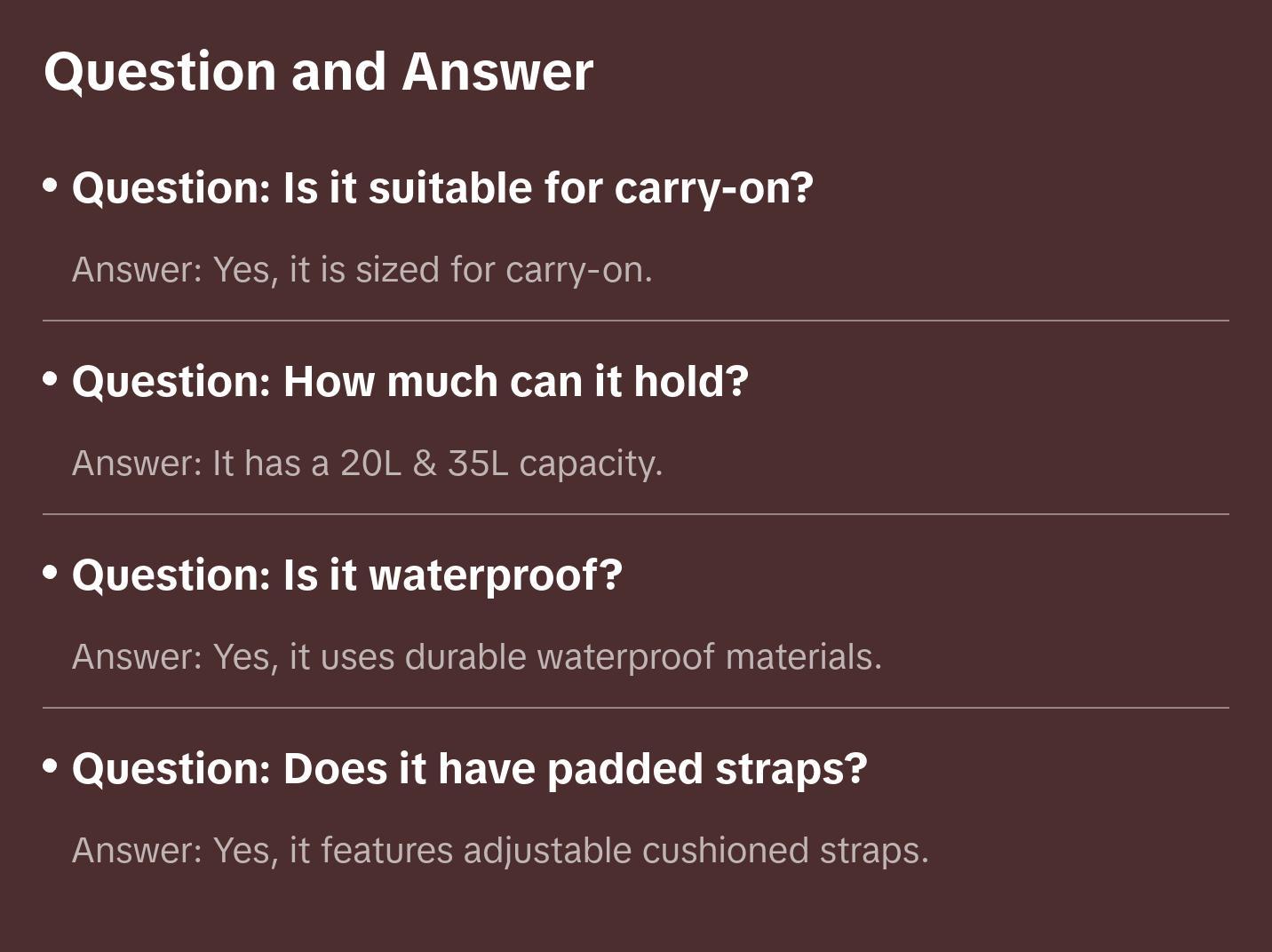 The Backpack Islanders Savvy