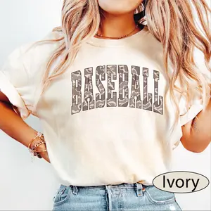 Camo Baseball T-Shirt, Camouflage Baseball Varsity Tshirt, Game Day Baseball Tee, Gifts Ideas