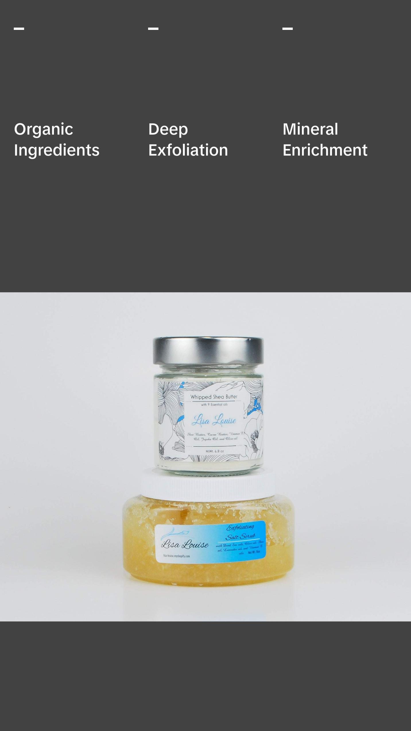 Beauty Gift Box-  Whipped Shea Butter + Exfoliating Salt Scrub