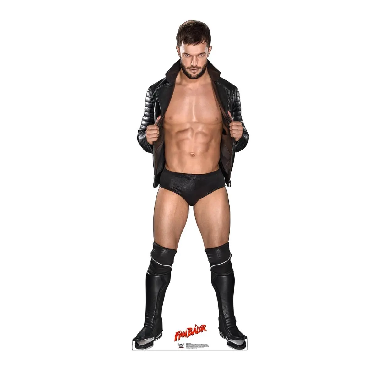 Advanced Graphics WWE Finn Balor Open Leather Jacket Cardboard Cutout (71x25 in) - Versatile Home Decor & Home Supplies Accent for Party Use (Graduation, Engagement, Western, Birthday), Graduation Party Decor, Photo, Engagement Party Decor