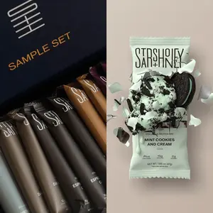 Stars + Honey | The Protein Bar – Bundle: Tasting Set & Mint Cookies and Cream, All natural ingredients with added collagen, Gluten Free, Dairy Free, Soy Free, No Seed Oils, and No Sugar Alcohols.